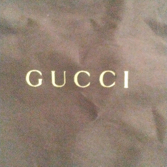Gucci Brown Fabric Drawstring Bag - Picture 2 of 8